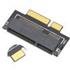 Adapter Card MSATA to 17+7PIN 2012 for OS X Converter with Expansion Rack Bracket
