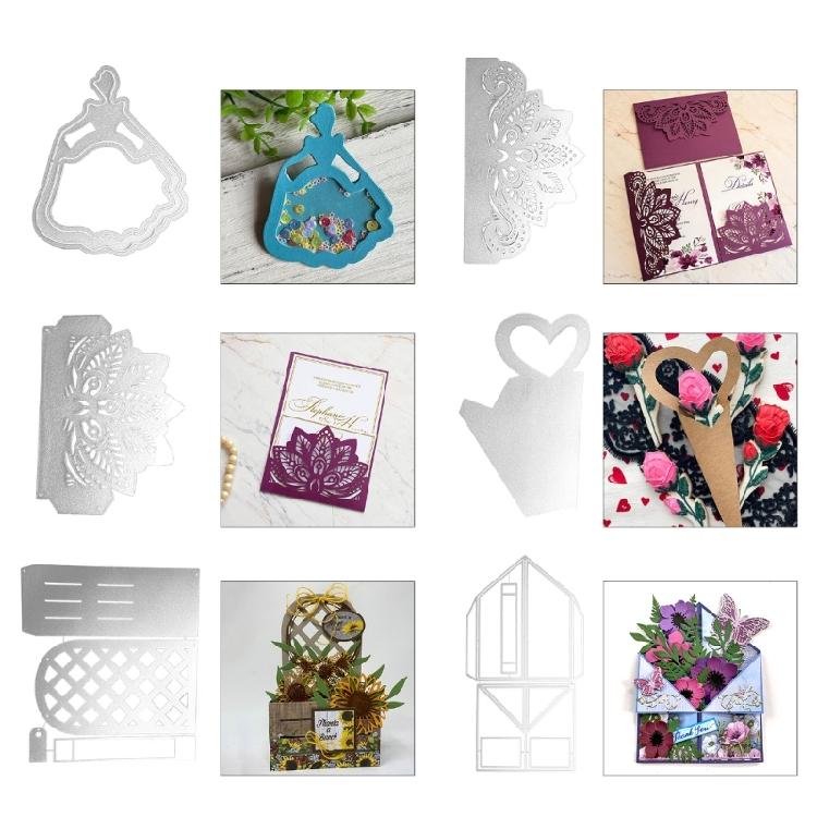 Girl Wedding Metal Die Cuts Embossing Template Stencil Scrapbooking for Card DIY