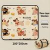 Picnic Mat Thickened Outdoor Camping Portable Tent Floor Mat Spring Outing Seat Cushion Waterproof Lawn Mat Moisture-proof Mat