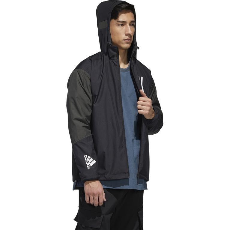 Adidas Jackets Men's Black Hooded Moderate Other GF4023