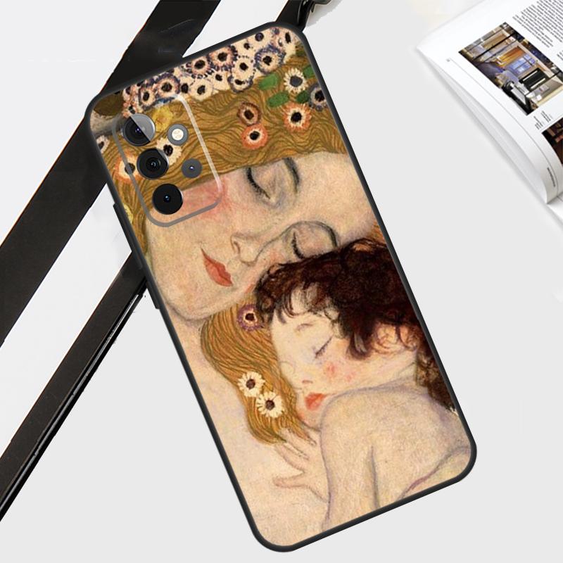 Gustav Klimt Art Case For Samsung Galaxy A12 A22 A32 A52 A56 A36 A26 A16 A06 A54 A34 A14 A13 A53 A15 A35 A55