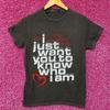 Iris Lyrics the Googoo Dolls I Just Want You To Know Who I Am T-Shirt
