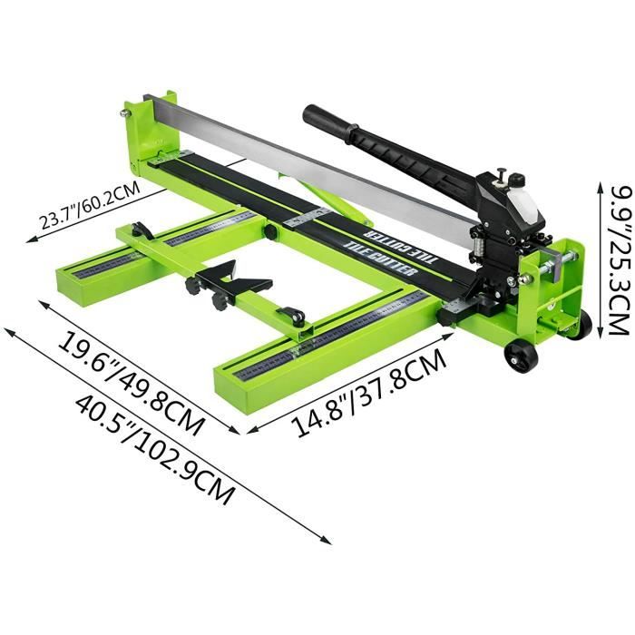 Manuelle Fliesen schneidemaschine - VEVOR - E300-0.8M - Stahlkonstruktion - 23 Kugellager - Schnittpräzision