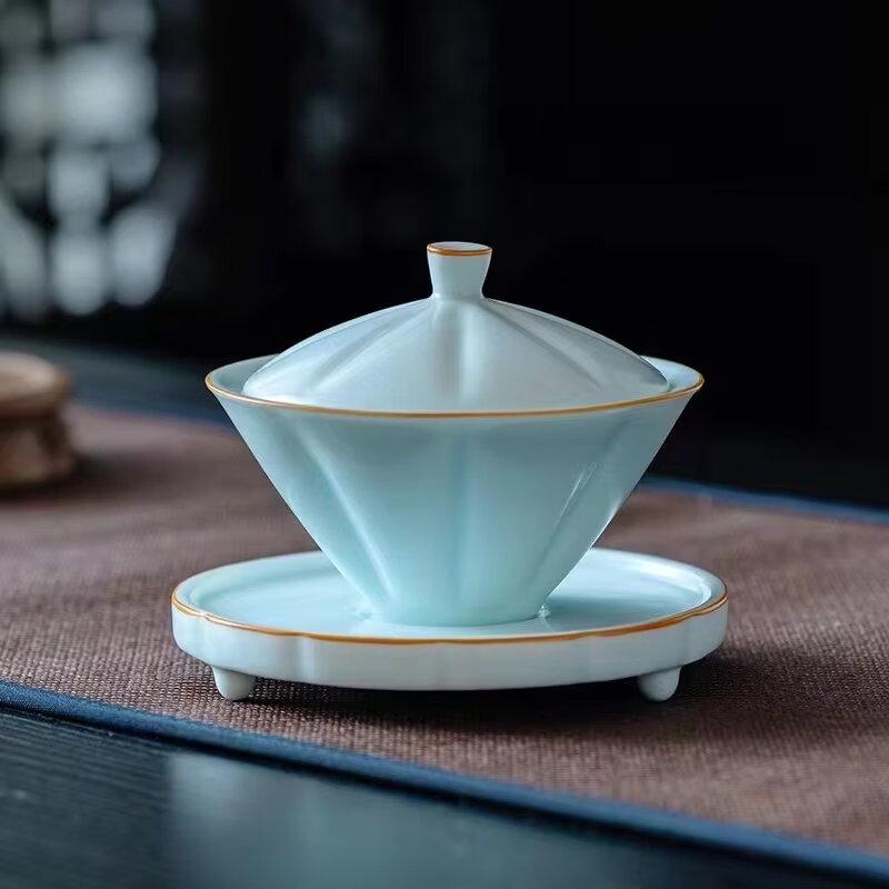 

Гайвань из белого фарфора Дэхуа для Гунфу