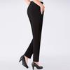 Yuzhaolin Mid-Aged Women's Spring Autumn Straight-Leg Pants