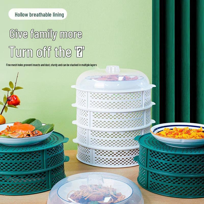 Multifunktionale mehrlagige Lebensmittelabdeckung mit Fliegen- und Insektenschutz