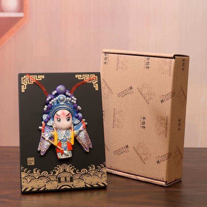China Traditional Peking Opera Facial Makeup Ornaments Business Gift Souvenirs Home Decor Crafts Wedding Birthday New Year Gift