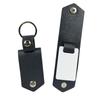 Customizable Double Sided Heat Transfer Sturdy PU Leather Keychain Charm Portable and Waterproof Scratch Resistant