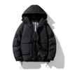 Mens Oversized Winter Down Jacket Loose Fit Plus Size Warm White Duck Coat With Hood