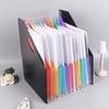 Folder 13 Pockets File Folder Stand Up Rainbow Color Document Holder  Contract Invoices