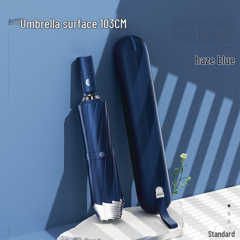 

Мужской усиленный ветро- и штормоустойчивый автоматический складной зонт размера XL