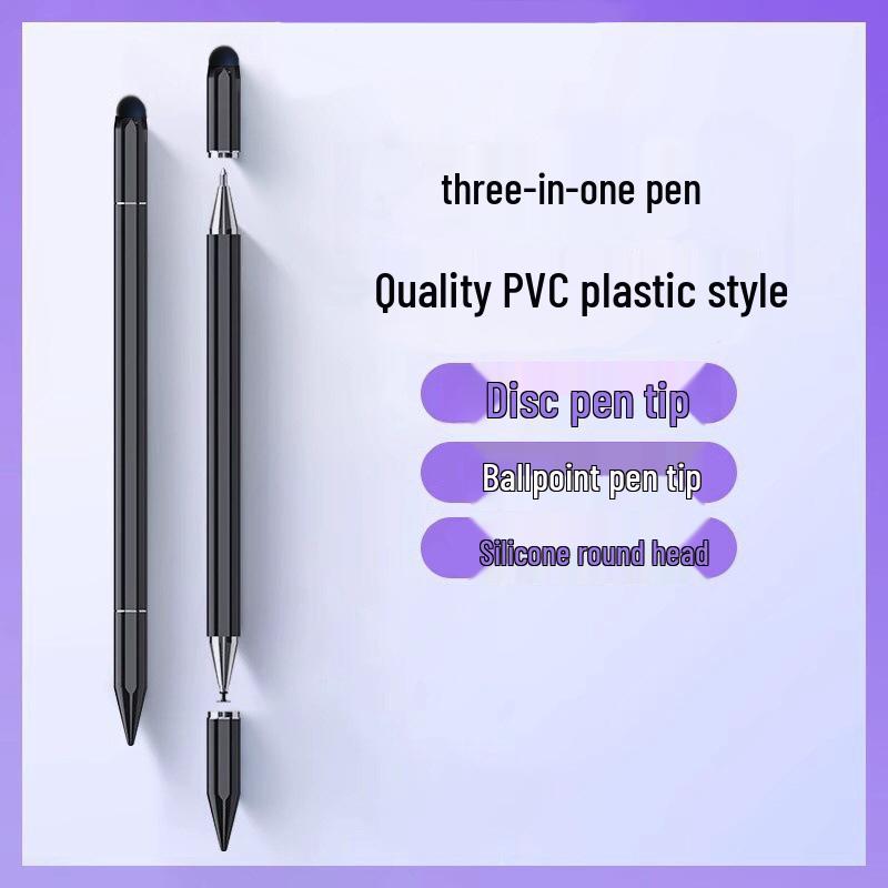 Three-in-One High-Precision Stylus for iPad & Huawei: Handwriting & Drawing Capacitive Pen