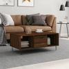 VidaXL Coffee Table Brown Oak 90x50x36.5 Cm Engineered Wood 830595