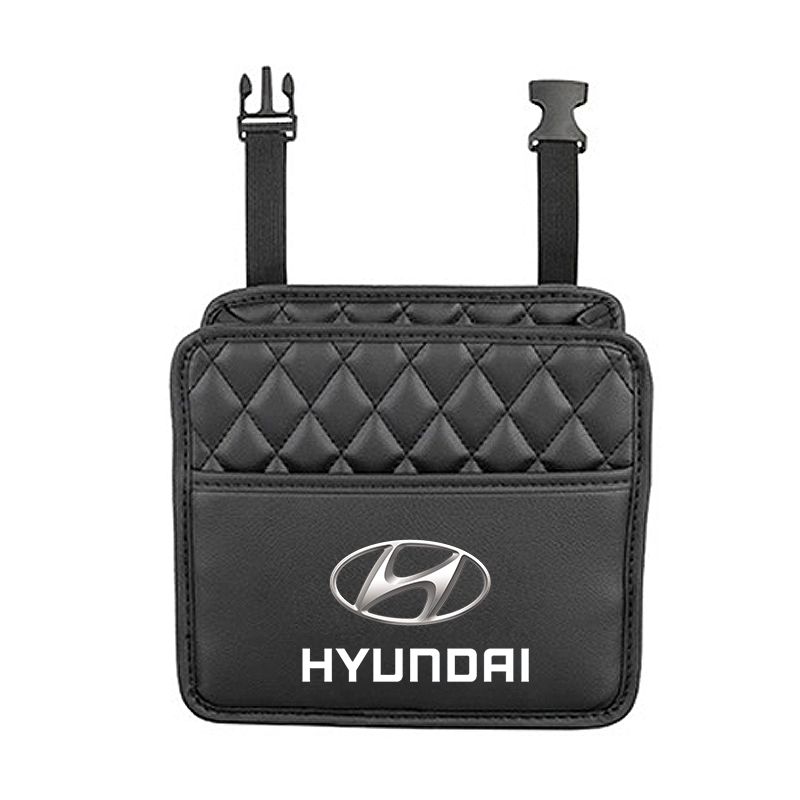 Car Storage Bag Multi-function Seat Back Storage Pocket Suspension For Hyundai I30 Tucson Elantra Venue Palisade Terracan Accent Veloster