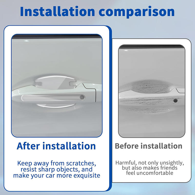 Bumper Scuff Plate BarRearview Mirror Anti-collision Protector Sticker Car Door Edge Transparent Anti Scratch Protection Strip