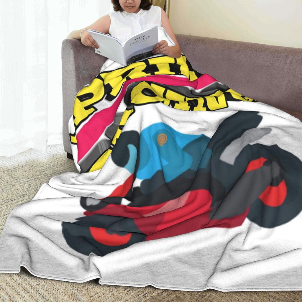 Flannel Throw Blanket Aprilias Italy Racing Logo Warm Plush Blankets Soft Bedding for Bed Living Room Home Travel Couch