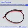 22AWG 2468 Red/Black Parallel Wire, Double-Ended Tinned, 300mm Lead Ribbon Cable