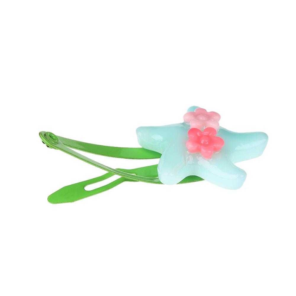 Lovely Multicolor Jewelry Cartoon Pattern Butterfly Girls Hairpins Flower Shaped Kids Hair Clips