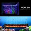Fish   Bubble Light Underwater Led Light with Remote Control Aquarium Light Kit 16cm