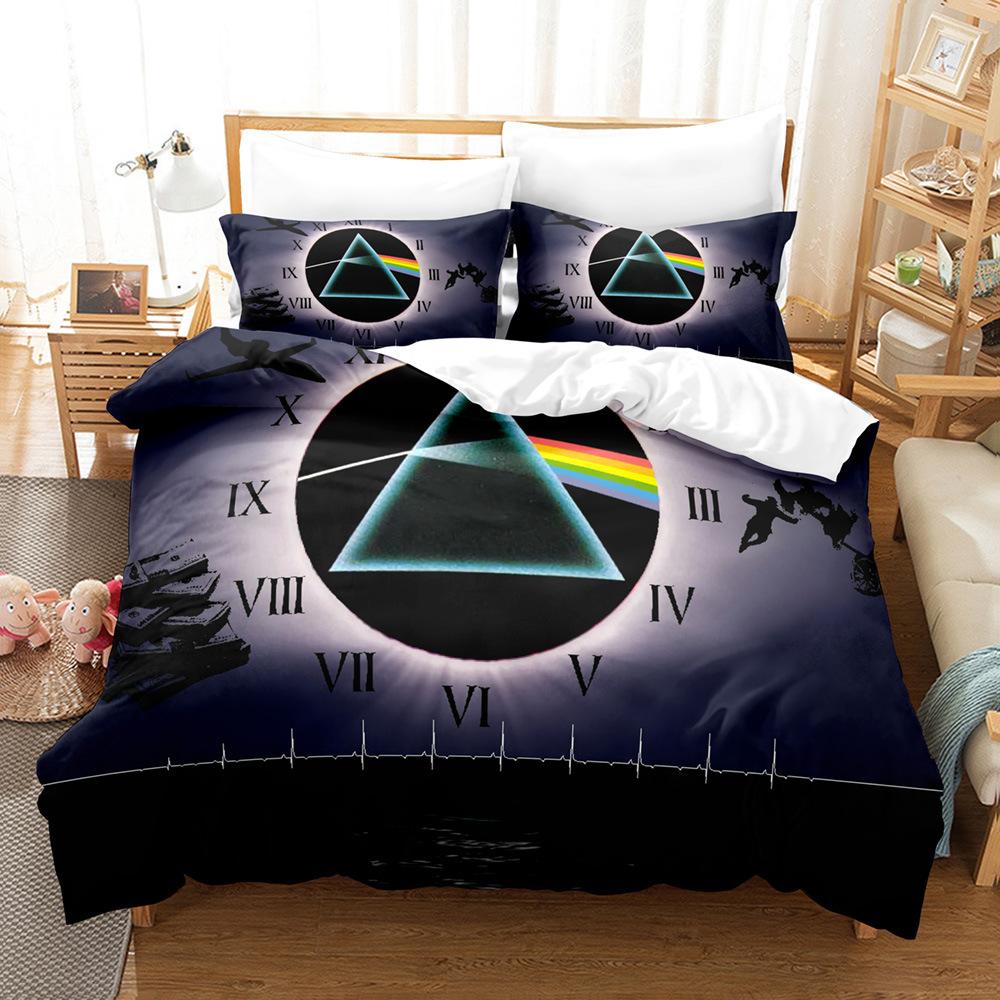 

Sanded Art Pattern Three-Piece Digital Printing Bedding 90 * 200