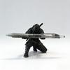 Kreativer Ninja-Stil Einzelner kniender Ritter Stifthalter Rüstungsritter Kniende Figur Stifthalter Schreibtischständer Aufbewahrungsdekor