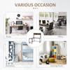 L Shaped Desk with Book Shelf, Industrial Corner Computer Desk, Writing Table with Steel Frame for Home Office, Bedroom, Study Room, 140 x 125cm