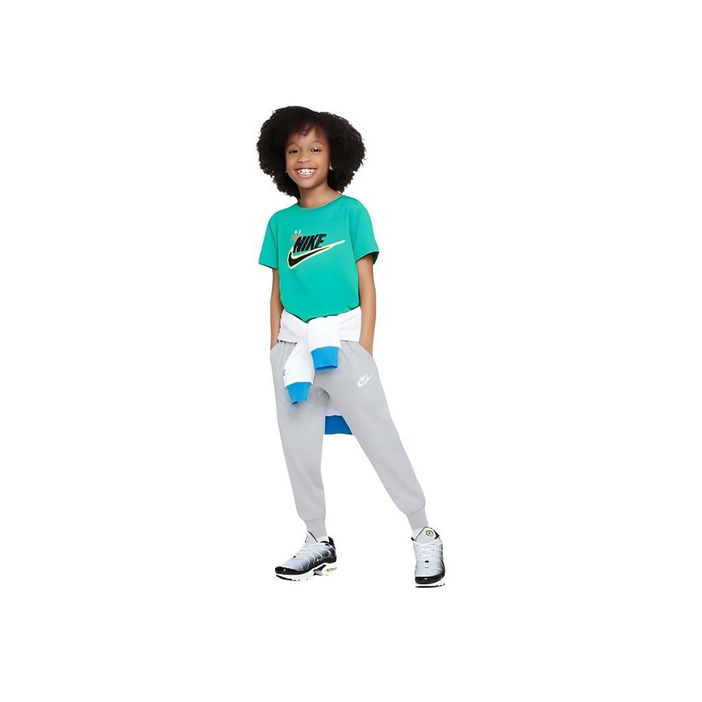 Nike Pantalones Deportivos Elásticos de Punto Cómodos para Niños Parte Inferior Gris Oscuro HM9272-063