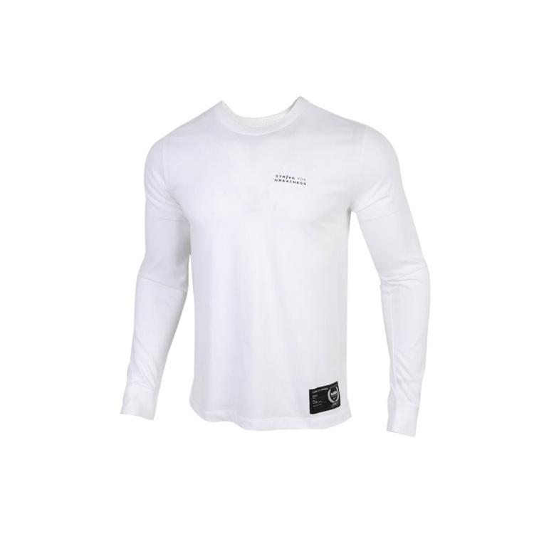 Nike Lebron Dri-Fit Round Collar Basketball Long Sleeved T-Shirt Men s White CV2080-100 XL