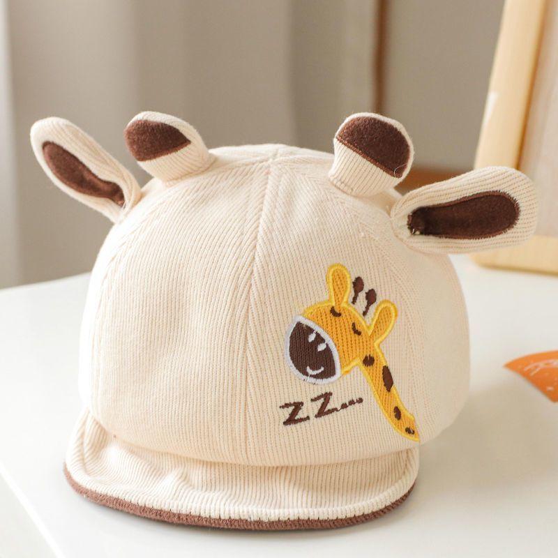 

Giraf Deer Antler Baby Baseball Cap For Spring Autumn Sun Protection Style A