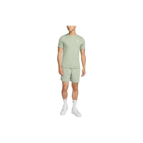 Nike Solid Color Soft Dopamine Short-Sleeve T-Shirt for Men In Green