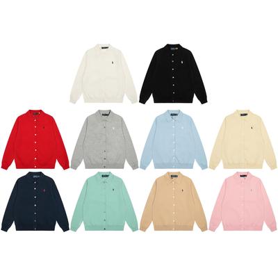 Raf25 Early Autumn Embroidered Horse Knit Cardigan: Retro Lapel, Single-breasted Sweater Jacket for Women