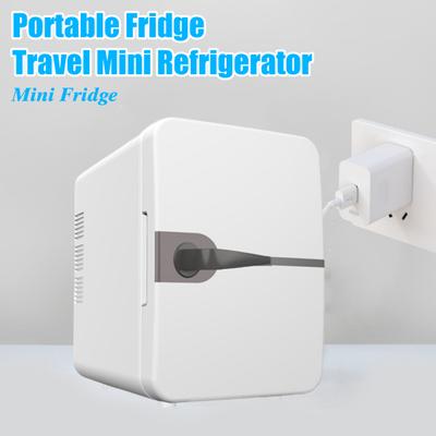 Tragbarer kleiner Kühlschrank, 6 l, energiesparend, USB-Schnittstelle, geräuscharm, kompakte Größe, tragbarer Getränkedosenkühler und -wärmer