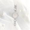 Fieldwork Analog Watch with Metal Band and and Mepal Women's Bracelet, Stone, Pearl, Silver, ST297-1