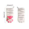 1Pc Cartoon Cat Paw Oven Mitt Microwave Oven Gloves Long Cotton Insulation Anti-Scald Non-Slip Baking Glove Microwave Kitchen