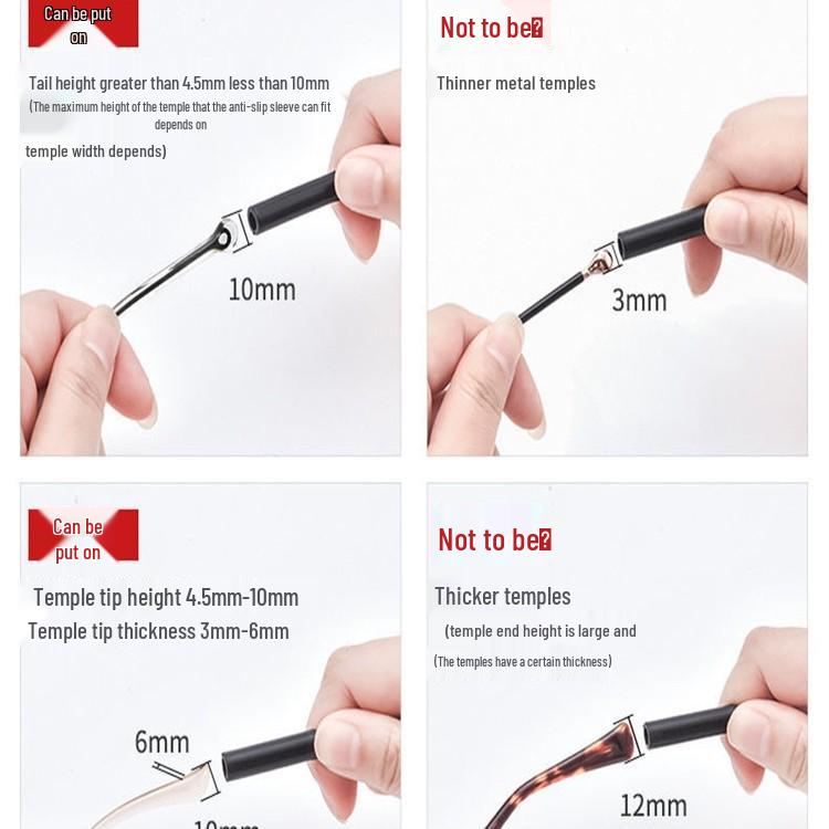 Retractable Anti-Slip Sports Eyeglass Cord with Adjustable Ear Hooks for Adults and Children