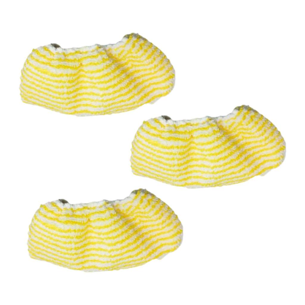 3Pcs Washable Cloth Mat Dry or Wet Pads Cleaning Pad Reusable Floor Mop Covers for Home Kitchen PVC Floor Tile Floor Wood Floor