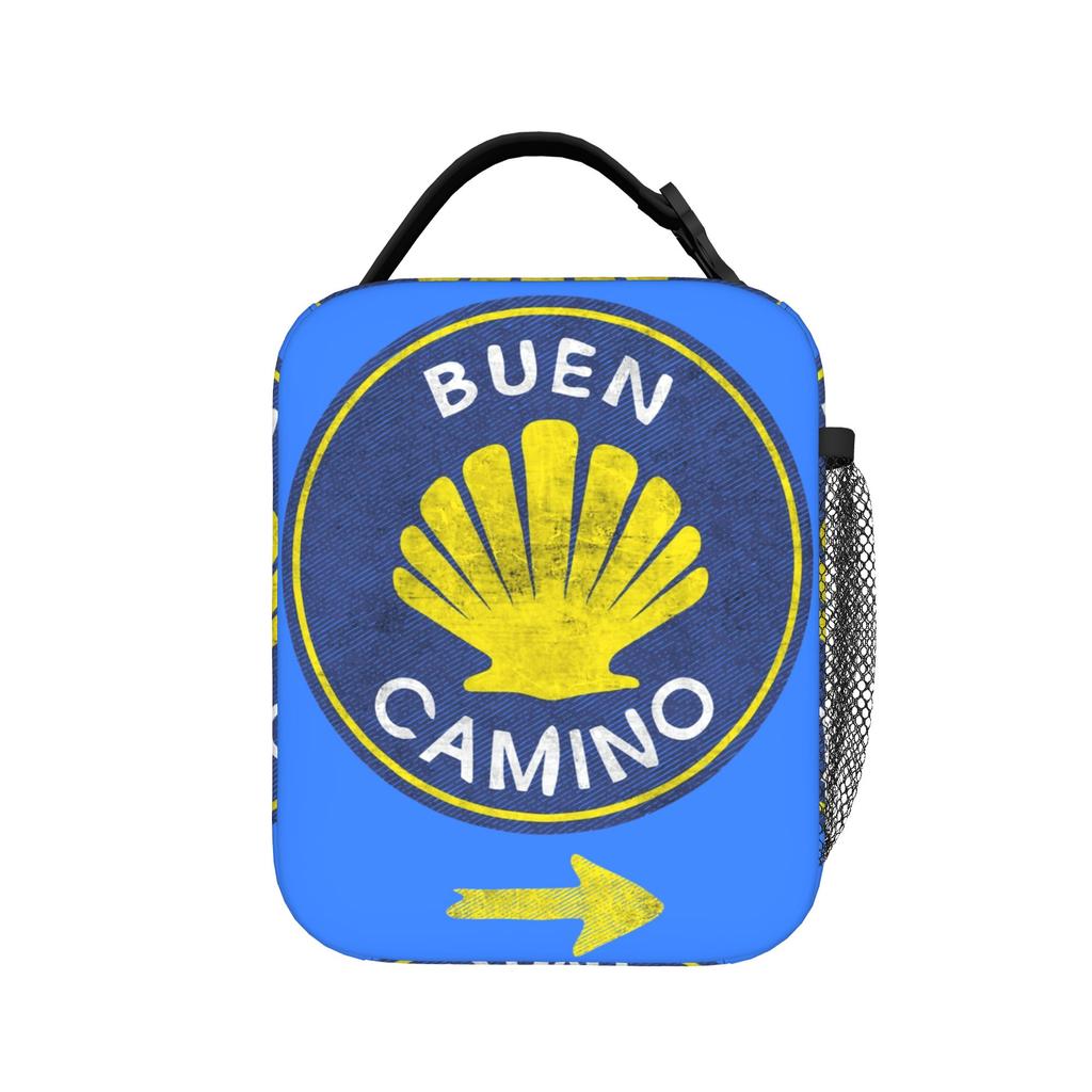 Camino de Santiago de Compostela Pilgriming Buen Insulated Lunch Bag Bag Lunch Container Tote Lunch Box Bento Pouch College
