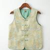 2026 Jacquard Chinese Style Retro Frog Button Sleeveless Vest