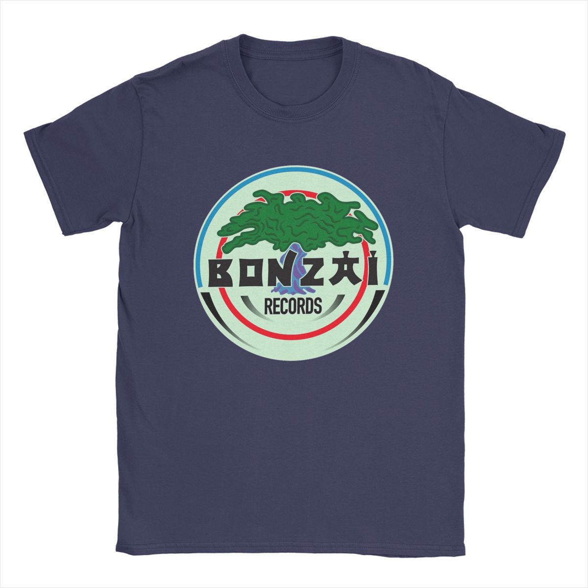 

Bonzai Records T Shirt for Men Pure Cotton Cool T-Shirts O Neck Tee Shirt Short Sleeve Clothes Gift Idea 4XL