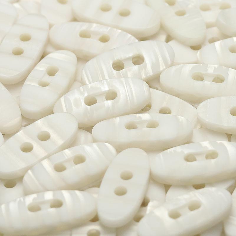 5Pcs 5Pcs Oval Two-Hole Olive Button Double-Sided Nylon Coat Decorative Buttons Women'S Jacket Down Jacket Rope