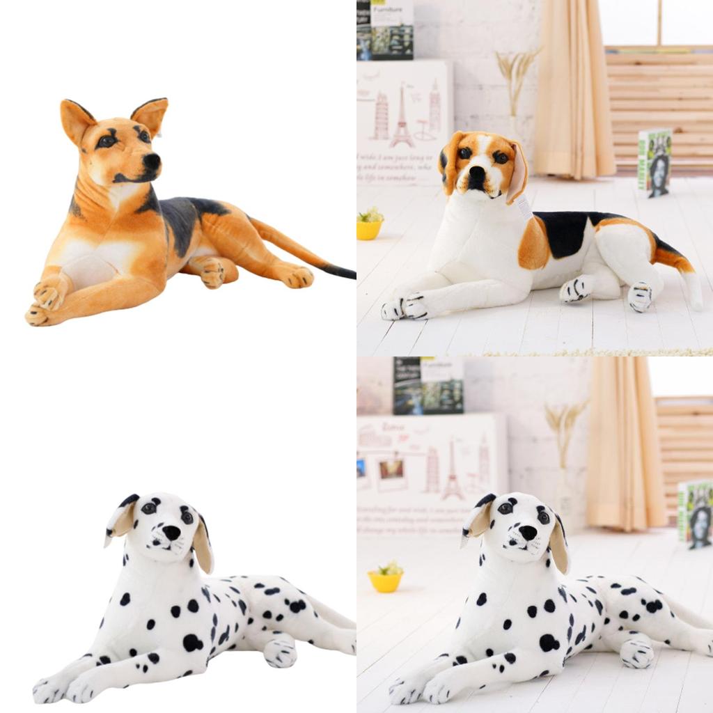 Exceptional Quality 15.8" Lifelike Stuffed Dalmatian Dog Cuddly And Adorable