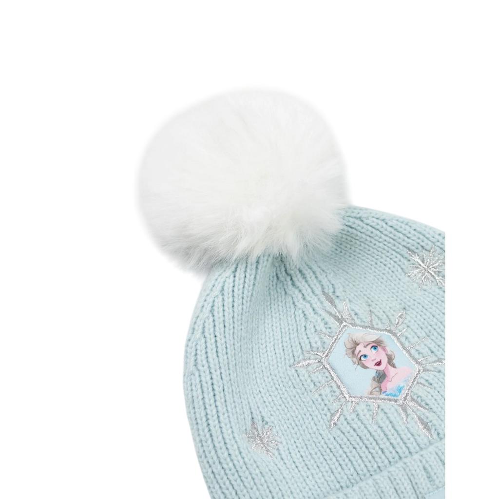 Frozen Girls Elsa Beanie & Gloves Set