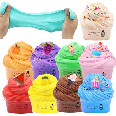 Butter Slimes Kit for Kids Stress Relief Toy 50ml Soft Fluffy Slimes