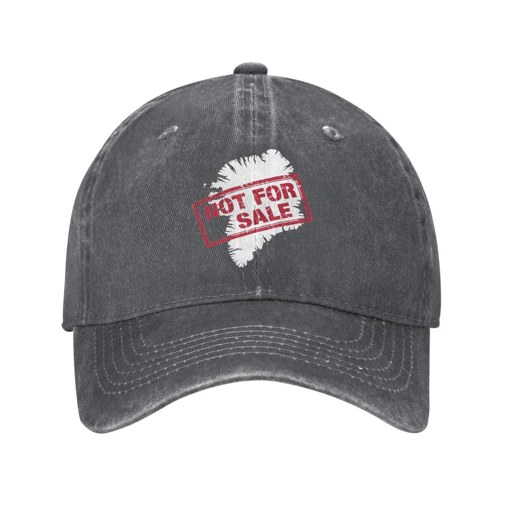 Greenland Is Not For Sale  Printed Cap for Men Women Cotton  Trucker Hat Daily Headwear Baseball Cap Adjustable