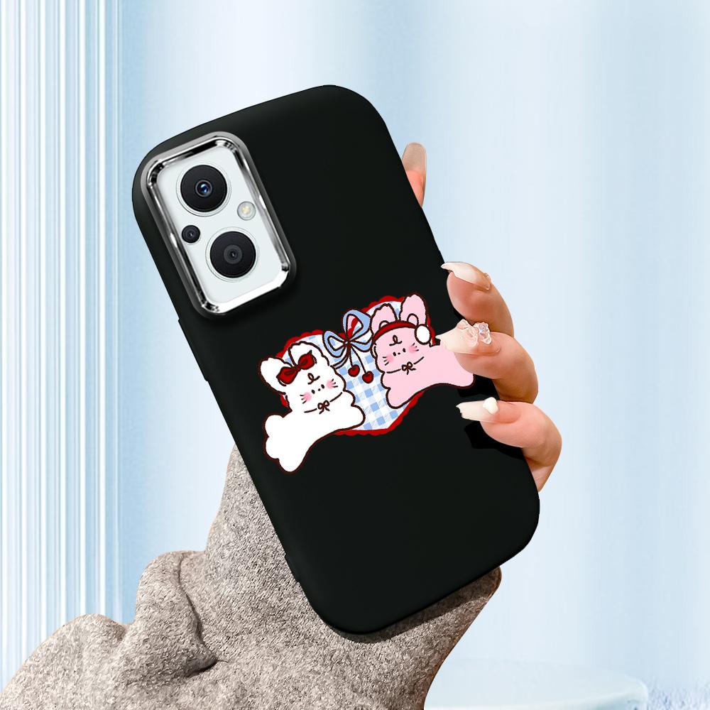 

Для Vivo V23 V25 V27 V29 V30 Y27S Y28 Y33S Y36 Infinix Hot30I Hot40 Tecno Spark20 Мультяшный Черный Кот Серебристый Край Мягкий Жидкий Силиконовый Защитный Чехол Tecno Spark Go 2024 чёрный