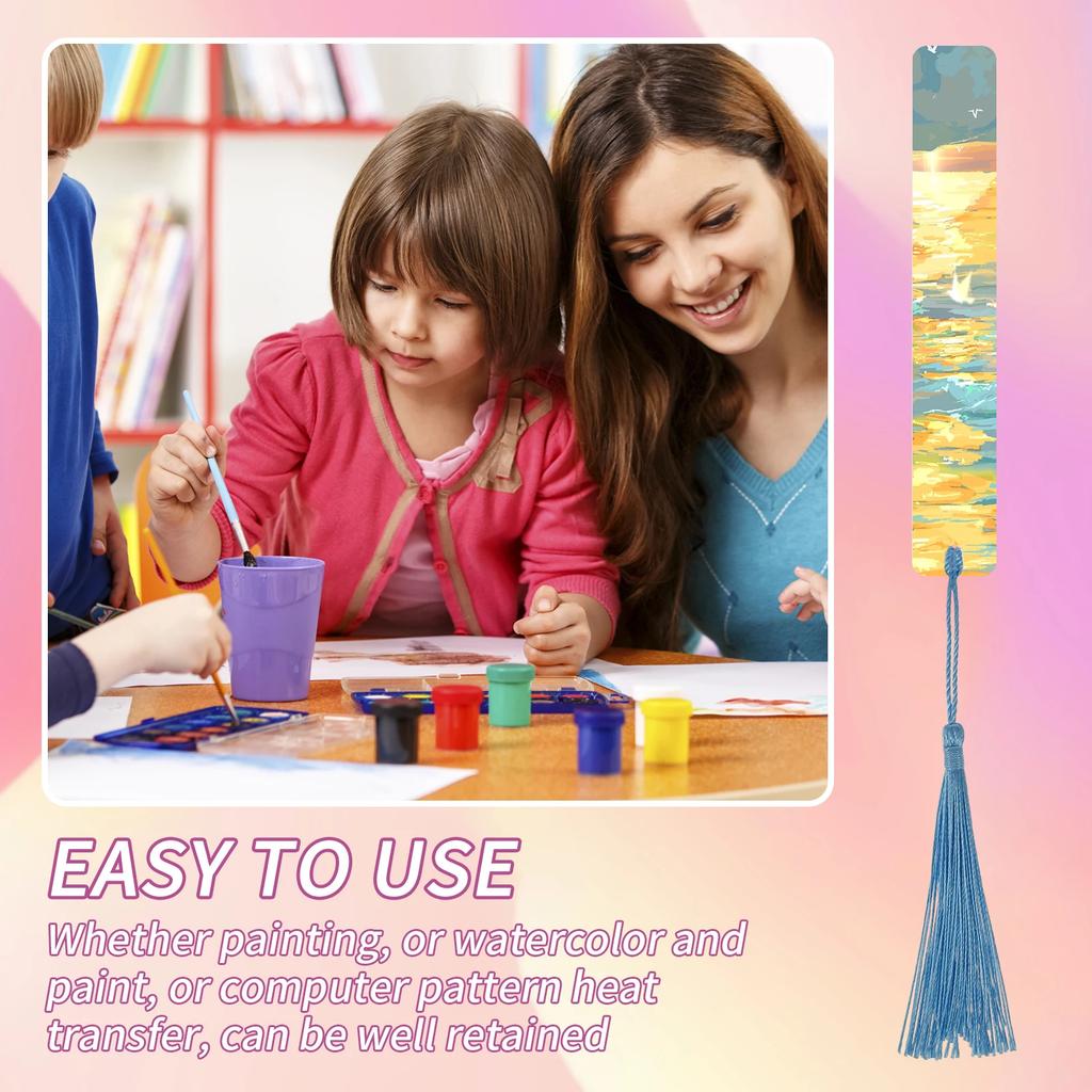 200Pcs Clear Acrylic Bookmarks Waterproof Bookmarks Corrosion Resistant Acrylic Book Markers Multifunctional for Clothing Labels