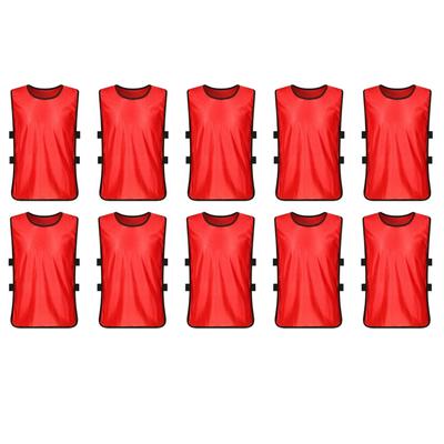Football Basketball Training Vest Scrimmage Team Practice Vests Pinnies Jerseys for Youth Adults