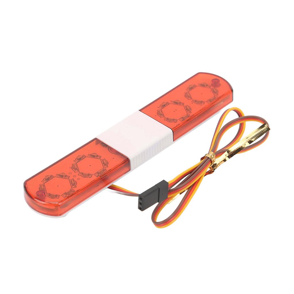 RC LED Police Light Simulation Design 4 Modes RC Police Flash Lamp LED Alarming Light for 1 8 1 10 RC Cars Red