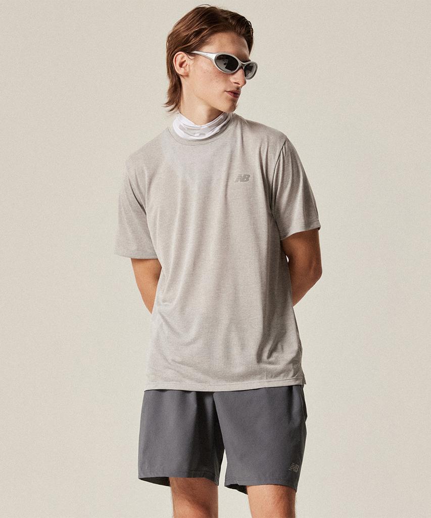 Nyuballanseu Nbneg26311 / Uni Athletic Short Sleeve T-Shirt (Gray)