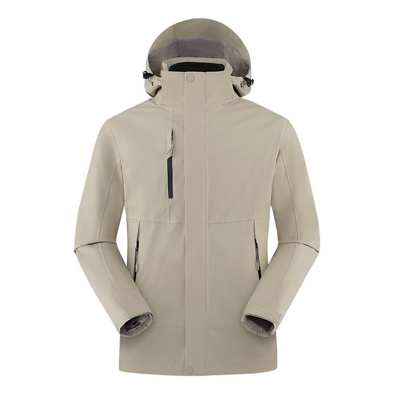 Custom Three-in-One Expedition Suit: New Autumn/Winter Style, Fully Sealed Two-Piece Set with Embroidered Logo